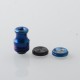 Wick'd Bridg'd Style RBA Bridge for Boro Devices / Billet / BB Mod Kit - Blue, 1.2mm, 2.5mm, 3.0mm, 3.5mm, 4.0mm