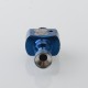 Wick'd Bridg'd Style RBA Bridge for Boro Devices / Billet / BB Mod Kit - Blue, 1.2mm, 2.5mm, 3.0mm, 3.5mm, 4.0mm