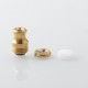 Rekavape Wick'd Bridg'd Style RBA Bridge for Boro Devices / Billet / BB Mod Kit - Gold, 1.2mm, 2.5mm, 3.0mm, 3.5mm, 4.0mm