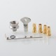 Rekavape Wick'd Bridg'd Style RBA Bridge for Boro Devices / Billet / BB Mod Kit - Gold, 1.2mm, 2.5mm, 3.0mm, 3.5mm, 4.0mm