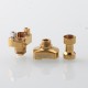 Rekavape Wick'd Bridg'd Style RBA Bridge for Boro Devices / Billet / BB Mod Kit - Gold, 1.2mm, 2.5mm, 3.0mm, 3.5mm, 4.0mm