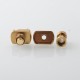 Rekavape Wick'd Bridg'd Style RBA Bridge for Boro Devices / Billet / BB Mod Kit - Gold, 1.2mm, 2.5mm, 3.0mm, 3.5mm, 4.0mm