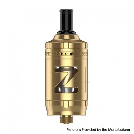 [Ships from Bonded Warehouse] Authentic GeekVape Z MTL Sub ohm Tank Atomizer - Gold, 2ml, 0.8ohm / 1.2ohm, 22.4mnm Diameter