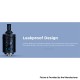 [Ships from Bonded Warehouse] Authentic GeekVape Z MTL Sub ohm Tank Atomizer - Gold, 2ml, 0.8ohm / 1.2ohm, 22.4mnm Diameter