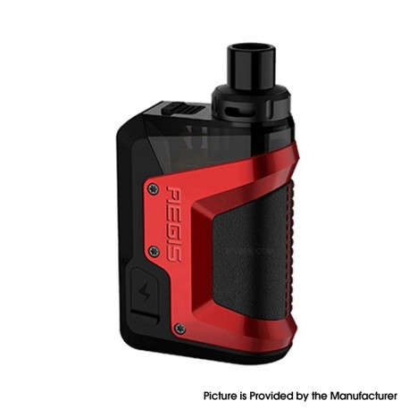 [Ships from Bonded Warehouse] Authentic GeekVape Aegis Hero 45W VW Pod System Kit - Red, 1200mAh, 5~45W, 2ml, 0.4/0.6ohm, TPD