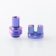 Authentic MK MODS Titanium TA Integrated Drip Tip for BB / Billet / Boro AIO Box Mod - Blue