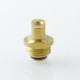 Authentic MK MODS Titanium TA Integrated Drip Tip for BB / Billet / Boro AIO Box Mod - Gold