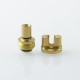 Authentic MK MODS Titanium TA Integrated Drip Tip for BB / Billet / Boro AIO Box Mod - Gold