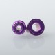 Authentic MK MODS Titanium TA Integrated Drip Tip Set for BB / Billet / Boro AIO Box Mod - Purple, 4 PCS Mouthpiece