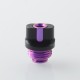 Authentic MK MODS Titanium TA Integrated Drip Tip Set for BB / Billet / Boro AIO Box Mod - Purple, 4 PCS Mouthpiece