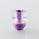 Authentic MK MODS Titanium TA Integrated Drip Tip Set for BB / Billet / Boro AIO Box Mod - Purple, 4 PCS Mouthpiece