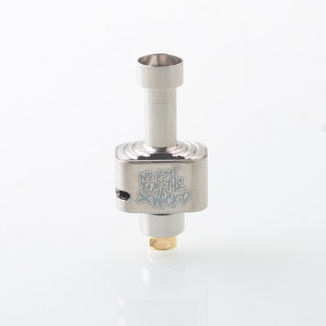 Rekavape Wick'd Remix'd Sturdy MFG Style RBA Bridge for Billet / BB / Boro Tank - Silver, Air Pins 1.2, 2, 2.5, 3, 3.5, 4, 4.5mm