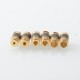 Rekavape Wick'd Remix'd Sturdy MFG Style RBA Bridge for Billet / BB / Boro Tank - Silver, Air Pins 1.2, 2, 2.5, 3, 3.5, 4, 4.5mm