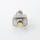 Rekavape Wick'd Remix'd Sturdy MFG Style RBA Bridge for Billet / BB / Boro Tank - Silver, Air Pins 1.2, 2, 2.5, 3, 3.5, 4, 4.5mm