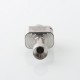 Rekavape Wick'd Remix'd Sturdy MFG Style RBA Bridge for Billet / BB / Boro Tank - Silver, Air Pins 1.2, 2, 2.5, 3, 3.5, 4, 4.5mm