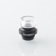 909 Modify Style 510 Drip Tip for RDA / RTA / RDTA Atomizer - Translucent, Aluminum Alloy + Acrylic