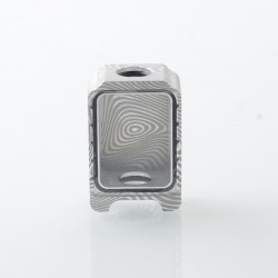 PRC Style Boro Tank for SXK BB / Billet AIO Box Mod Kit - Silver, Aluminum Alloy