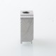 PRC Style Boro Tank for SXK BB / Billet AIO Box Mod Kit - Silver, Aluminum Alloy