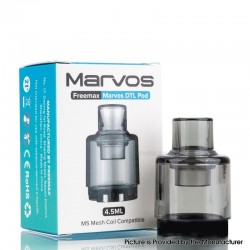 [Ships from Bonded Warehouse] Authentic FreeMax Marvos DTL Empty Cartridge for Marvos T 80W Kit - 4.5ml (1 PC)