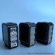 S-ProRo Style Boro Tank for SXK BB / Billet AIO Box Mod Kit - Diamond + Black, Aluminum + POM