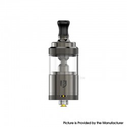 Authentic VandyVape Bskr Mini V3 MTL RTA Atomizer - Gun Metal, 4ml, 22mm, Simple Version