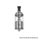 Authentic VandyVape Bskr Mini V3 MTL RTA Atomizer - Frosted Grey, 4ml, 22mm, Simple Version