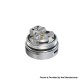 Authentic VandyVape Bskr Mini V3 MTL RTA Atomizer - Frosted Grey, 4ml, 22mm, Simple Version