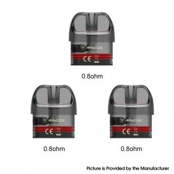 [Ships from Bonded Warehouse] Authentic Rincoe Jellybox V Replacement Pod Cartridge - 3ml, 0.8ohm (3 PCS)