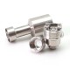 SXK KF Style RBA Bridge for Billet / BB / Boro Tank - Silver, 316SS, Airflow: 0~1,8mm