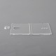 Authentic MK MODS Front + Back Cover Panel Plate w/ Button for Vandy Pulse AIO Mini 80W Kit - Clear, Square Button Hole