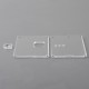 Authentic MK MODS Front + Back Cover Panel Plate w/ Button for Vandy Pulse AIO Mini 80W Kit - Clear, Square Button Hole