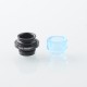 909 Modify Style 510 Drip Tip for RDA / RTA / RDTA Atomizer - Blue, Aluminum Alloy + Acrylic