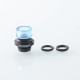 909 Modify Style 510 Drip Tip for RDA / RTA / RDTA Atomizer - Blue, Aluminum Alloy + Acrylic