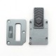 Authentic ETU Inner Plate Smitch Button Set for SXK BB Style 70W / DNA60W / Billet Mod - Silver Grey, Aluminum Alloy