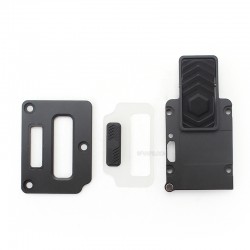 Authentic ETU Inner Plate Smitch Button Set for SXK BB Style 70W / DNA60W / Billet Mod - Black, With USB Port Hole