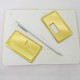 Authentic ETU Square Front + Back Door Panel Plates for BB / Billet Box Mod - Translucent Yellow, PCTG (2 PCS)