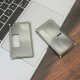 Authentic ETU Square Front + Back Door Panel Plates for BB / Billet Box Mod - Translucent Black, PCTG (2 PCS)