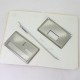 Authentic ETU Square Front + Back Door Panel Plates for BB / Billet Box Mod - Translucent Black, PCTG (2 PCS)