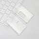 Authentic ETU Square Front + Back Door Panel Plates for BB / Billet Box Mod - Translucent, PCTG (2 PCS)