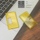 Authentic ETU Square Front + Back Door Panel Plates for BB / Billet Box Mod - Translucent, PCTG (2 PCS)