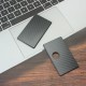 SXK Round Style Front + Back Door Panel Plates for BB / Billet Box Mod - Black, Carbon Fiber (2 PCS)