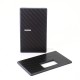 SXK Square Style Front + Back Door Panel Plates for BB / Billet Box Mod - Black, Carbon Fiber (2 PCS)