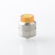 Goon LP Style RDA Rebuildable Dripping Atomizer w/ BF Pin - Silver, Stainless Steel + PEI, 24mm Diameter