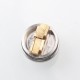 Goon LP Style RDA Rebuildable Dripping Atomizer w/ BF Pin - Silver, Stainless Steel + PEI, 24mm Diameter