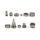 KF V4 Plus Styled 510 RTA Rebuildable Tank Atomizer - Silver, Glass + Stainless Steel, 4.5mL