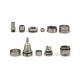 KF V4 Plus Styled 510 RTA Rebuildable Tank Atomizer - Silver, Glass + Stainless Steel, 4.5mL