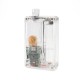 SXK BB Style 70W All-in-One VW Variable Wattage Box Mod Kit w/ USB Port - Translucent Acrylic, 1~70W, 1 x 18650