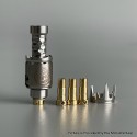 MOBB Mini King Style RBA Bridge for Billet / BB / Boro Tank - Silver, Titanium, Air Pins 1.2mm, 1.5mm, 2.5mm, 3.5mm