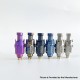 Monarchy Mobb The Last One Style RBA Bridge for Billet / BB / Boro Tank - Purple, Titanium, Air Pins 1.2 / 1.5 / 2.5 / 3.5mm