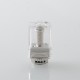 Dotshell Style Rebuildable Tank RBA w/ 3 MTL Pin for dotAIO Portable AIO Pod System Kit - Silver, 1.0mm + 1.2mm + 1.5mm